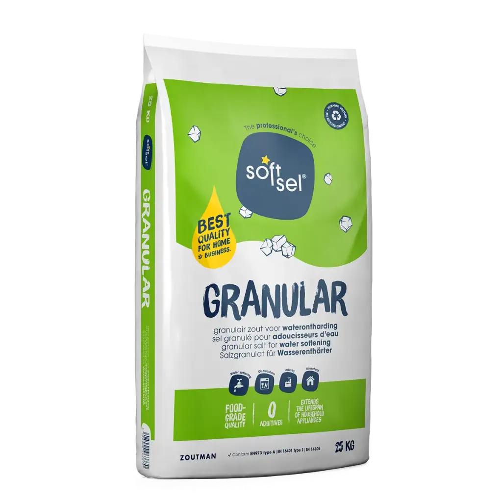 Soft Sel Granulé 25KG - Sel Pour Lave-Vaiselle