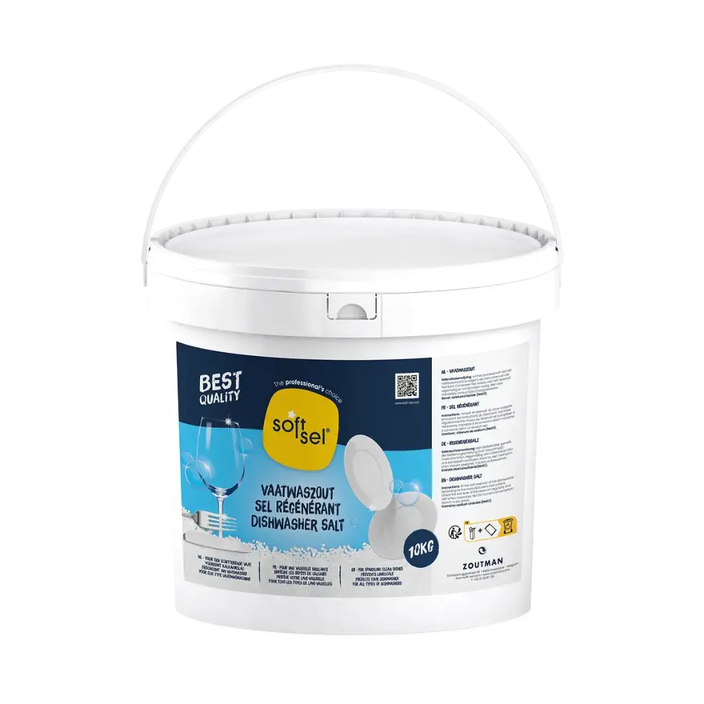 Soft Sel - Sel Régénérant Pour Lave-Vaiselle - Seau