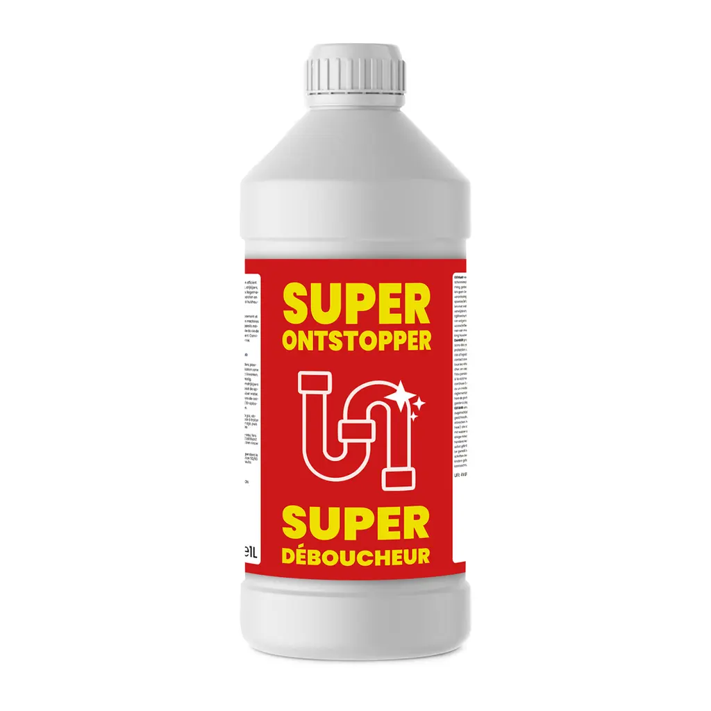 CHEMIEKOR Super Déboucheur 1L – Déboucheur puissant pour canalisations