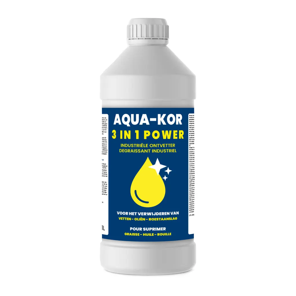 CHEMIEKOR AquaKor 1L – Élimination des graisses – Huiles – Dépôts de rouille