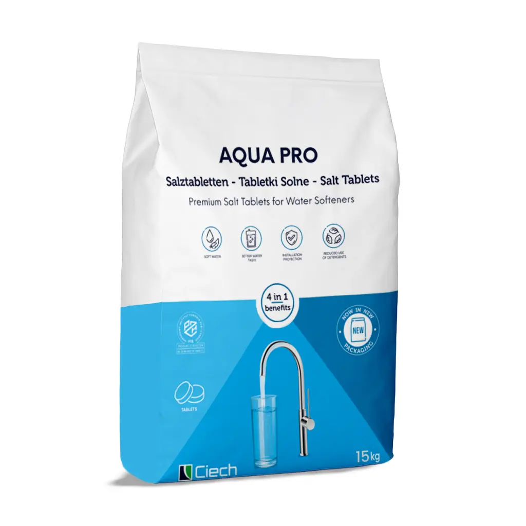 🌊 Aqua Pro 15 kg Pastilles de Sel – Tablettes de Sel pour Adoucisseurs d'Eau
