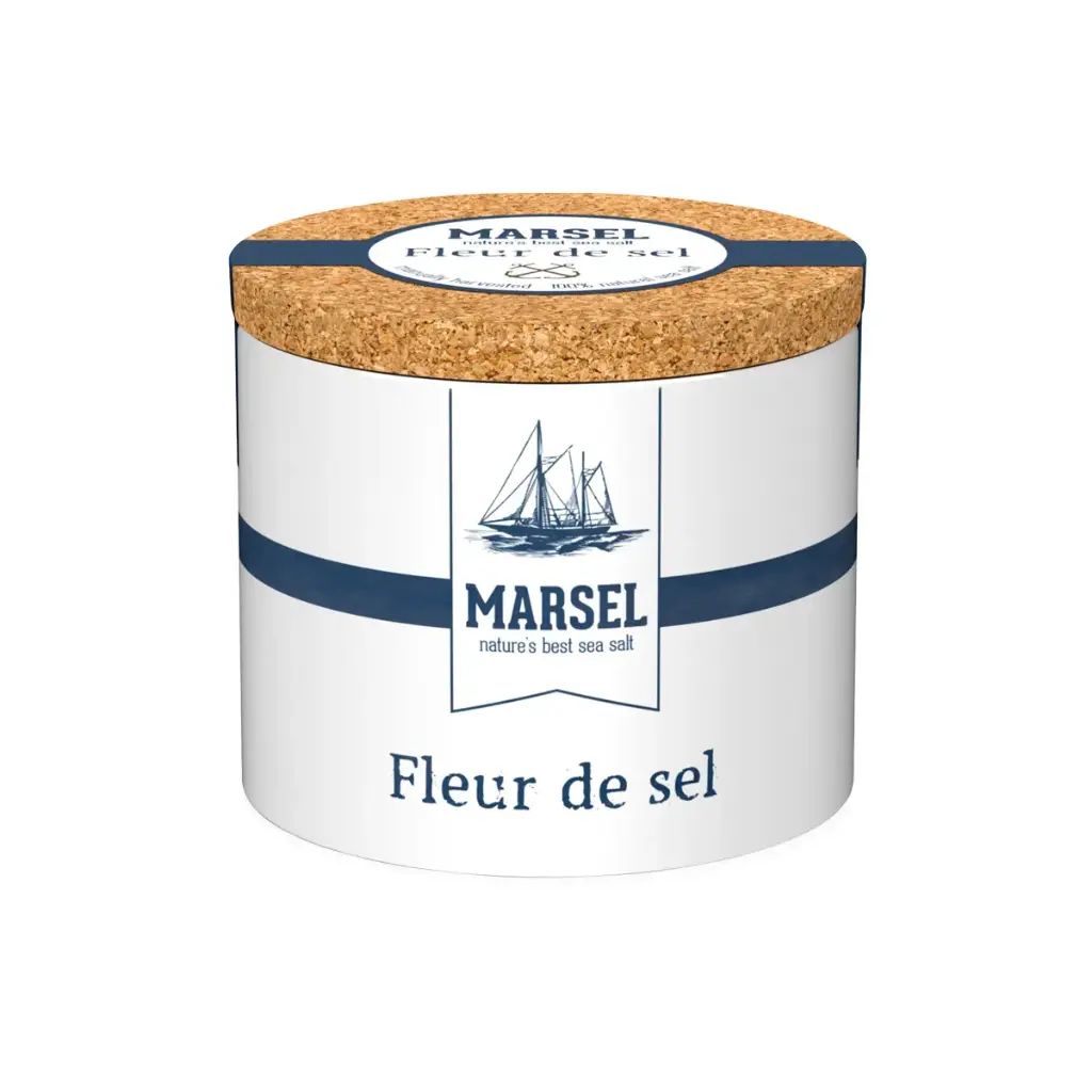 MARSEL® Fleur De Sel - Pot En Céramique 125gr