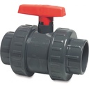 Vanne à bille en PVC PN16 - 50 mm
